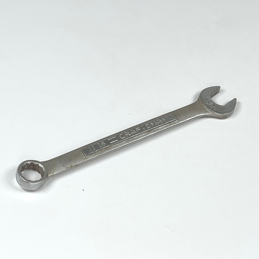 Craftsman 11/16 Combination Wrench 44698 Forgedโ in USA Vintage Hand Tool